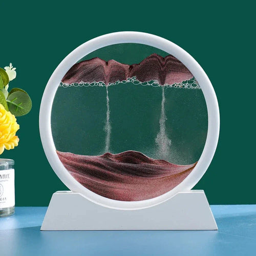 Djuphavs 3D Sandkonst – Rörlig Dekoration med Havsinspiration