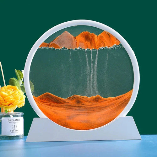 Djuphavs 3D Sandkonst – Rörlig Dekoration med Havsinspiration