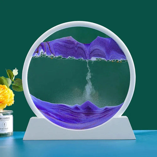 Djuphavs 3D Sandkonst – Rörlig Dekoration med Havsinspiration
