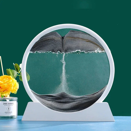 Djuphavs 3D Sandkonst – Rörlig Dekoration med Havsinspiration