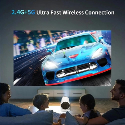 Produktnamn (Svenska): Smart Projektor med Android 11 – HD 720p, WiFi och 120-tums Skärm