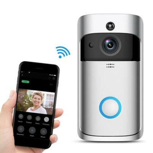 Smart Trådlös WiFi-videodörrklocka M3 med HD-kamera och Nattseende