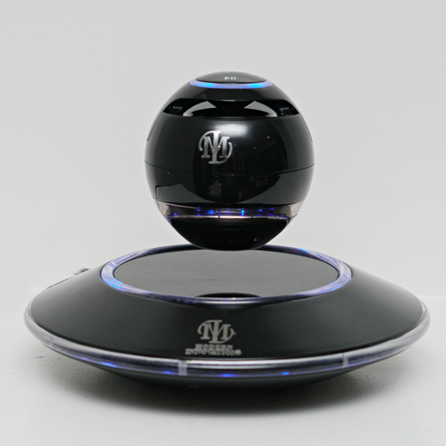 Svävande Bluetooth-högtalare – Magnetisk Levitation (Svart & Vit)